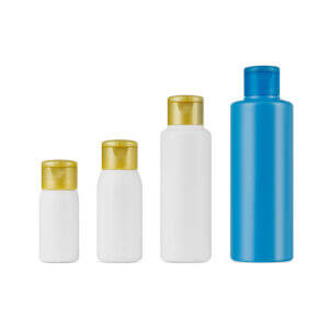 Cosmetic pe water bottle with cap
