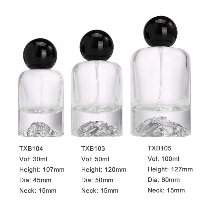 China clear perfume bottles